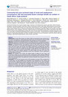 Research paper thumbnail of Community-led cross-sectional study of social and employment circumstances, HIV and associated factors amongst female sex workers in South Africa: study protocol