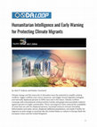 Research paper thumbnail of Humanitarian Intelligence and Early Warning for Protecting Climate Migrants