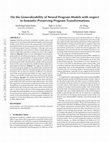 Research paper thumbnail of On the Generalizability of Neural Program Models with respect to Semantic-Preserving Program Transformations