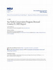 Research paper thumbnail of Sea Turtle Conservation Program, Broward County, FL 2003 Report