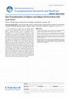 Research paper thumbnail of Auto Transplantation of Adipose and Adipose Derived Stem Cells