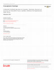 Research paper thumbnail of Catherine Ferland, Bacchus en Canada : boissons, buveurs et ivresses en Nouvelle-France, Québec, Éditions du Septentrion, 2010, 432 p