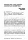 Research paper thumbnail of Conversaciones con Clío: un campo, muchas historias