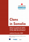 Research paper thumbnail of Clans in Somalia Report on a Lecture