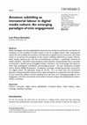 Research paper thumbnail of (2013) Amateur Subtitling as Immaterial Labour in the Digital Media Culture