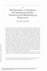 Research paper thumbnail of (2014) Multimodality in Translation and Interpreting Studies