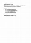 Research paper thumbnail of s report Title : Competence and attitudes towards patients with suicidal behaviour : A survey of general practitioners , psychiatrists and internists Version : 2 Date : 19 March 2014