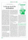 Research paper thumbnail of La ética que vino del Sur: solidaridad