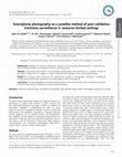 Research paper thumbnail of Smartphone photography as a possible method of post-validation trachoma surveillance in resource-limited settings