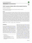 Research paper thumbnail of COVID-19 pandemic lockdown: effects on the air quality of South Asia