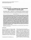 Research paper thumbnail of A new algorithm on Graphical User Authentication(GUA)based on multi-line grids