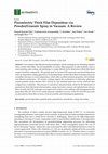 Research paper thumbnail of Piezoelectric Thick Film Deposition via Powder/Granule Spray in Vacuum: A Review