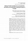 Research paper thumbnail of Baltasar Pardal. Fundador de La Grande Obra de Atocha, una institución creada para educar a la mujer