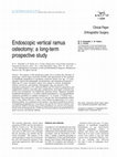 Research paper thumbnail of Endoscopic vertical ramus osteotomy: a long-term prospective study