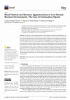 Research paper thumbnail of Rural Districts and Business Agglomerations in Low-Density Business Environments. The Case of Extremadura (Spain)