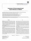 Research paper thumbnail of Evaluation of Ventriculoperitoneal Shunt Infections in Children