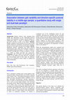 Research paper thumbnail of Association between gait variability and direction-specific postural stability in a middle-age sample: A quantitative study with single and dual-task paradigm