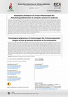 Research paper thumbnail of Adaptações fisiológicas de arraias Potamotrygon Rex (Potamotrygonidae) frente às variações sazonais no ambiente