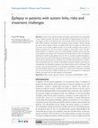 Research paper thumbnail of Epilepsy in patients with autism: links, risks and treatment challenges