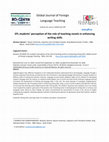 Research paper thumbnail of Global Journal of Foreign Language Teaching