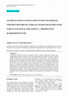 Research paper thumbnail of Augmentation vs Nonaugmentation Techniques for Open Repairs of Achilles Tendon Ruptures with Early Functional Treatment: A Prospective Randomized Study