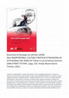 Research paper thumbnail of Recensione del libro USCIRE dall' INSOPPORTABILE. Culture e pratiche di psichiatria de-istituzionale nel Nordest Italia