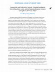 Research paper thumbnail of SYMPOSIUM: LIVING IN THE END TIMES Connectivity and Collectivity: Network- Oriented Sociological Storytelling, Intra-Action, and the Pandemic Response Scenario in Greg Bear’s “Darwin’s Radio”