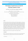 Research paper thumbnail of Determinants of Capital Structure of Listed Oil Marketing Companies in Ghana