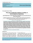 Research paper thumbnail of The use of molecular markers in turtles: A technological prospecting