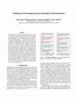 Research paper thumbnail of Modeling and Measuring Expressed (Dis)beliefs in (Mis)information