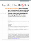 Research paper thumbnail of Author Correction: Environmental and anthropogenic factors affecting the increasing occurrence of shark-human interactions around a fast-developing Indian Ocean island