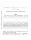 Research paper thumbnail of Escaping the curse of dimensionality in Bayesian model based clustering