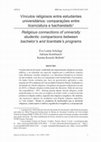 Research paper thumbnail of Vínculos religiosos entre estudantes universitários: comparações entre licenciatura e bacharelado