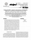 Research paper thumbnail of Validated RP-HPLC method for determination of dexibuprofen: Application in pharmaceutical dosage and human serum