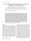 Research paper thumbnail of A novel nonmetric multivariate approach to the evaluation of biomarkers in terrestrial field studies