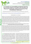 Research paper thumbnail of As variações na comunidade de Odonata (Insecta) em córregos podem ser explicadas pelo Paradoxo do Plâncton? Explicando a riqueza de espécies pela variabilidade ambiental