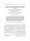 Research paper thumbnail of The Effect of Organic Fertilizer in the Increasing of Local Upland Rice Production on Marginal Land in North Buton Indonesia