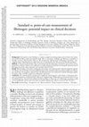 Research paper thumbnail of Standard vs. point-of-care measurement of fibrinogen: potential impact on clinical decisions