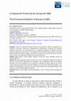 Research paper thumbnail of "La Exposición Provincial de Vizcaya de 1882", BSAA Arte, núm. 87, 2021, pp.  235-256