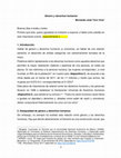 Research paper thumbnail of Género y derechos humanos (Bernardo J. Toro Vera, julio 2019)