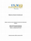 Research paper thumbnail of Modelos y medios de control constitucional a través de las Constituciones de México (Bernardo J. Toro Vera, noviembre 2021)