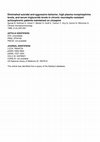 Research paper thumbnail of Diminished suicidal and aggressive behavior, high plasma norepinephrine levels, and serum triglyceride levels in chronic neuroleptic-resistant schizophrenic patients maintained on clozapine