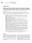 Research paper thumbnail of Hemodynamic effects of liquid food ingestion in mid-thoracic paraplegia: is supine postprandial hypotension related to thoracic spinal cord damage?