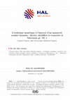 Research paper thumbnail of L'ecdotique numérique à l'épreuve d'un manuscrit scolaire byzantin: décrire, déchiffrer et transcrire le Marcianus gr. XI, 1