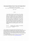 Research paper thumbnail of Measuring the pollution terms of trade with technique effects