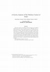 Research paper thumbnail of A Gravity Analysis of The Pollution Content of Trade