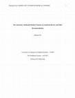 Research paper thumbnail of The Americans' Outbound Medical Tourism; an Analytical Review and Policy Recommendations