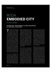 Research paper thumbnail of EMBODIED CITY