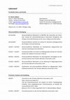 Research paper thumbnail of Curriculum vitae - Martin Göllnitz