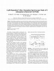 Research paper thumbnail of A pH-Dependent X-Ray Absorption Spectroscopy Study of U Adsorption to Bacterial Cell Walls